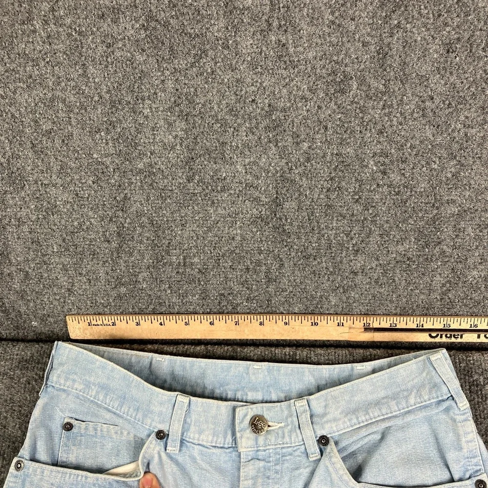 Lee Vintage Light Wash Womens Jeans‎ Size 32x28 Straight Fit 90s Denim
